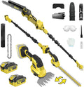 Coupe-Bordure & Pôle Sans Fil 6 outil de coupe pour jardin – 2500 W, 4,0 Ah, jaune