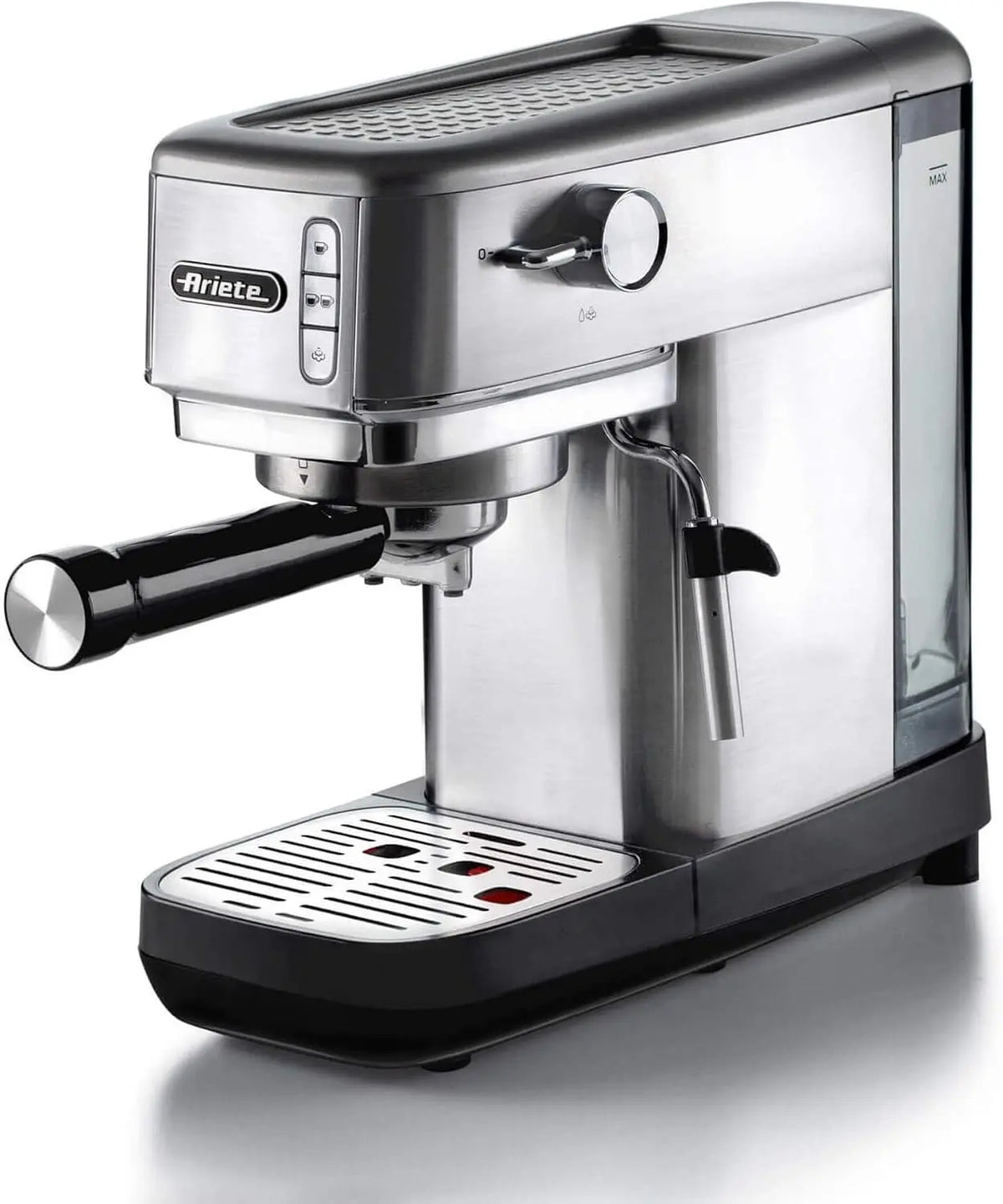 Ariete 1380 Machine à Café en Métal – 1300 W, 1,1 litre, argenté