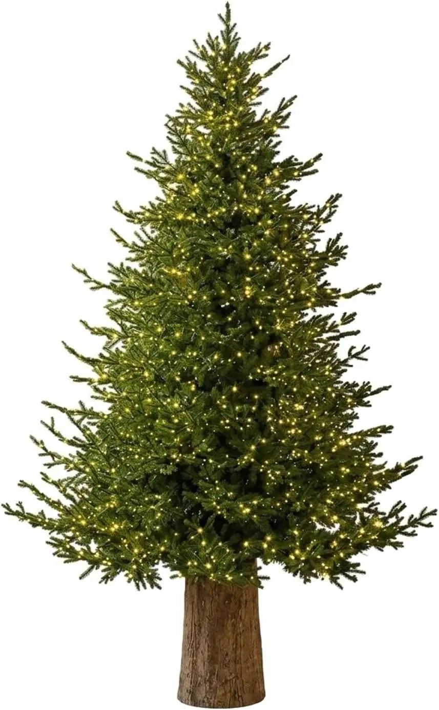 EDG Enzo De Gasperi Sapin de Noël Pin Lucciole Vert 3100 Riz LED 210 x 145 cm – décoration