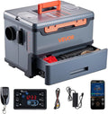 VEVOR Chauffage Diesel 8 kW DC 12 V/24 V – 0,4 L/h, 425 x 320 x 310 mm, 5,0 Hz, gris/bleu/noir