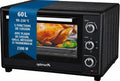 OptimumX Four Électrique 60L XXL à Chaleur Tournante – 2200 W, 58,4 x 46,4 x 37,6 cm, noir