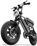 URLIFE 16' x 3.0 Vélo Électrique – 250 W, 13 Ah, gris/noir
