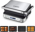 AMZCHEF 2000W Grill Viande Électrique 4-en-1 – gris/noir