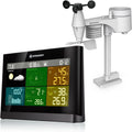 Bresser Station Météo Sans Fil Avec Capteur Extérieur 5 En 1 Température – 20,2 x 13,8 x 3,8 cm, gris/noir