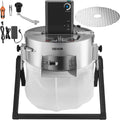 VEVOR Effeuilleuse Électrique Manuel 37 cm Coupe-bourgeons Lame Acier Inox – 8 W, argenté