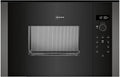 NEFF HLAWD23G0 N 50 Four à micro-ondes encastrable sans barbecue – 800 W / 90 W, 20 l, noir/gris
