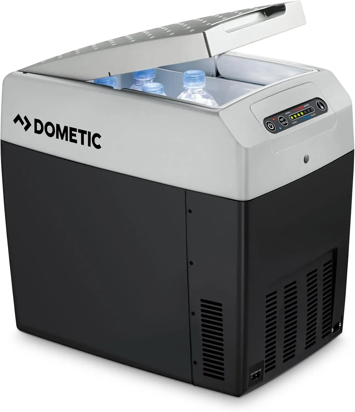 DOMETIC TCX 21 - glacière électrique portable pour voiture 12/24 V et 230 V – 20 litres, noir/gris