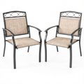 Chaise de jardin, en tissu, pour la terrasse ou le jardin