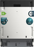 Cecotec Lave-vaisselle Encastrable 60cm 16 Couverts avec WiFi Bolero Aguazero 8700 Full-BI Connected – gris/noir
