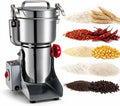 VEVOR Moulin à Grain Électrique Capacité 800 g – 2100 W, argenté