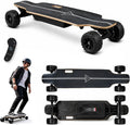 Longboard Électrique Adulte télécommande – 83 x 21 cm, noir/gris