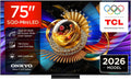 TCL 75Q7D Pro 75' SQD-Mini LED téléviseur – 144 Hz, noir