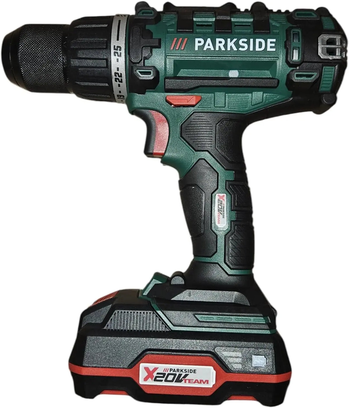 PARK SIDE Parkside PARKSIDE Perceuse-visseuse sans fil PABS 20-Li E6 avec batterie et chargeur 20 V – 2 Ah, 45 Nm, gris/noir