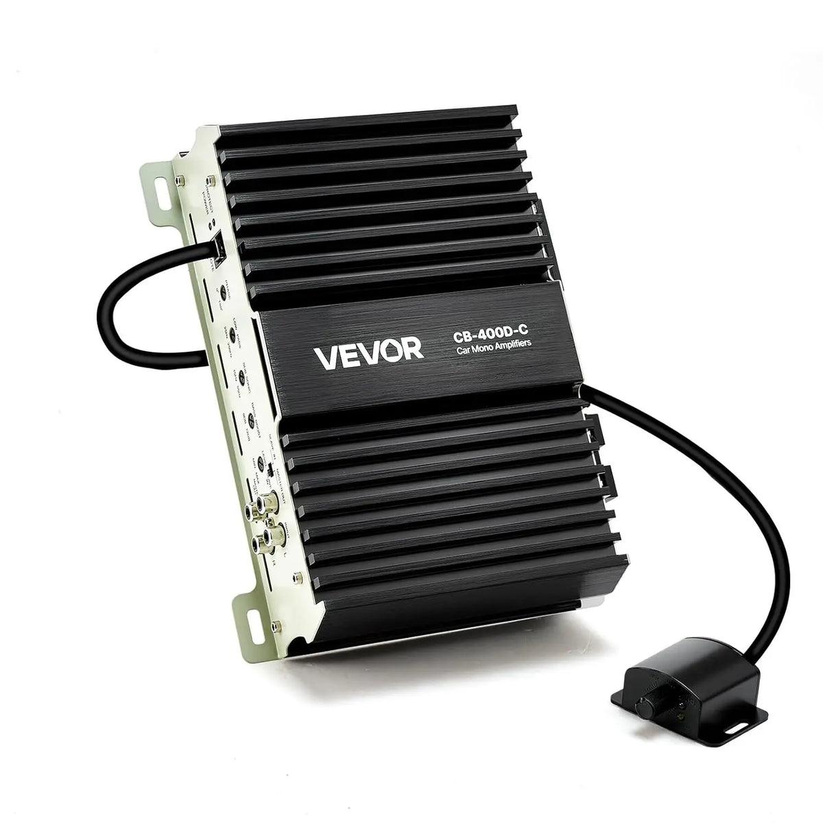 VEVOR Ampli Voiture Monobloc amplificateur audio – 400 W, 250 Hz, gris/noir