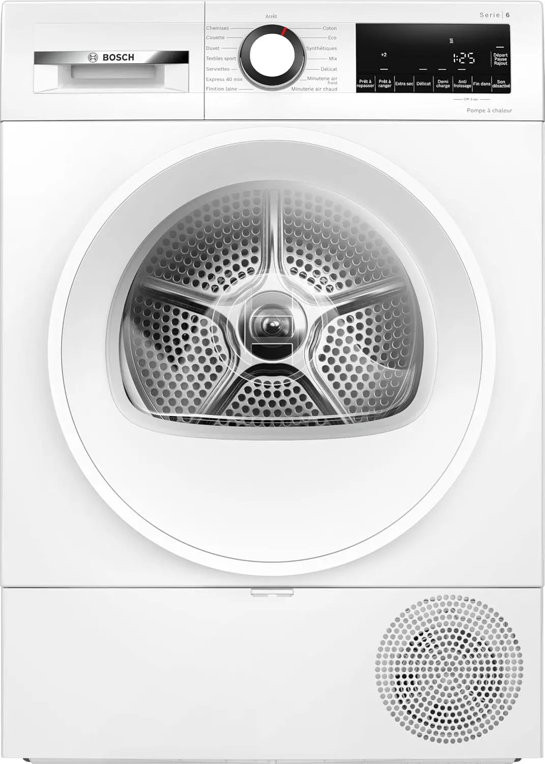 Bosch WQG1420DFR Série 6 - Sèche-linge – gris