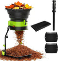 Broyeur De Feuilles Électrique 2500 W Avec Roues Pour Feuilles Mortes – 208 L/min, noir/orange/gris