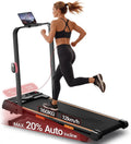 UMAY 3.0HP Tapis de Marche Pliable Inclinable Inclinaison Automatique – 1865 W, gris/noir/orange