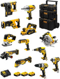 DeWALT Kit DWK1203 DCD996 + DCH273 + DCG405 + DCF887 + DCF889H + DCS334 + DCS570 + DCS355 + DCP580 + – gris/noir