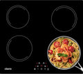 Ciarra Plaque de Cuisson Induction Encastrable 4 Feux 60cm 6000W – noir