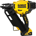 DEWALT Cloueur à Charpente XR 18 V sans balais Nouvelle Génération – DCN930P2-QW, 5 Ah, noir/jaune