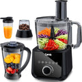 Camic Robot Cuisine Multifonction 1500W - Compact Robot Culinaire avec Bol 2.5L – 2,5 L, gris/noir