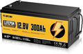 12V 300ah Batterie Lifepo4 – 3840 Wh, gris/noir/jaune