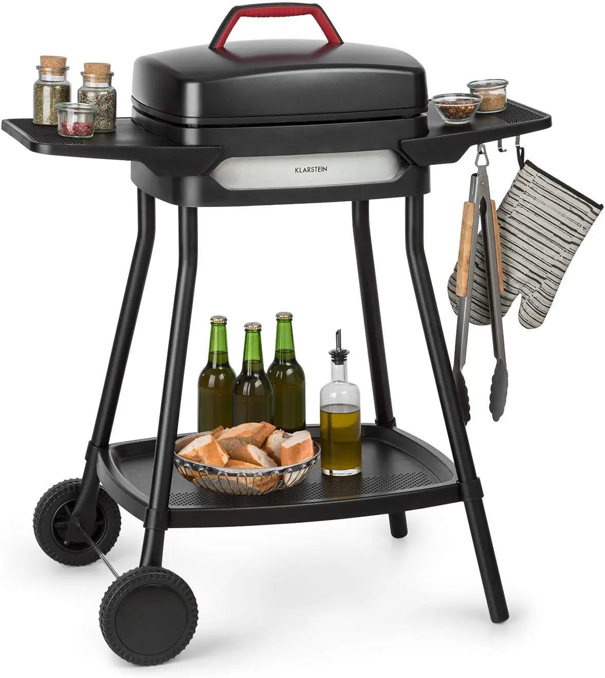 Klarstein Gatsby gril électrique – 2000 W, 40 x 36 cm, noir