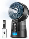 DREO TurboCool Ventilateur 516S – 870 m³/h, 1,7 MHz, gris/bleu/noir