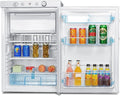 Smad Frigo Trimixte 12V 220V Gaz réfrigérateur – 100 L, blanc