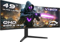 VIBOX 49 Pouces 165Hz Écran pour le jeu Incurvé Ultra-Large - DQHD – noir