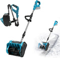 Déneigeuse sans fil pour Makita 18 V – 900 W, gris/noir/bleu