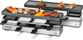 ROMMELSBACHER RC 1600 Fun pour 4+4 Appareil à raclette barbecue de table – gris