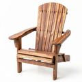 Chaise de jardin, pliable, coloris naturel, pour la terrasse ou le jardin