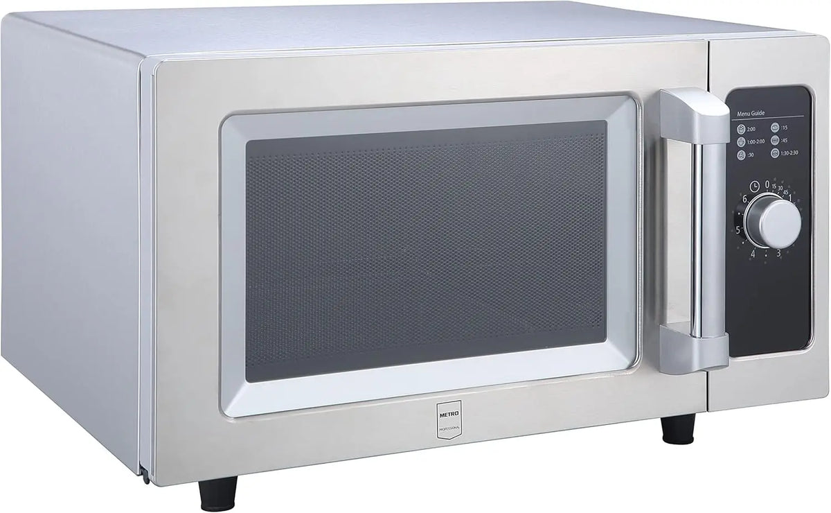 METRO Professional Four à Micro-ondes GMW1125-K – 1000 W, 25 L, 51,1 x 43 x 31,1 cm, argenté