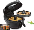 Tefal Friteuse à air chaud 2 en 1 ActiFry Genius XL YV9708 – noir/gris