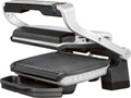 Tefal Optigrill GC705D Gril de contact intelligent – 2000 W, 30 x 20 cm, argenté/noir