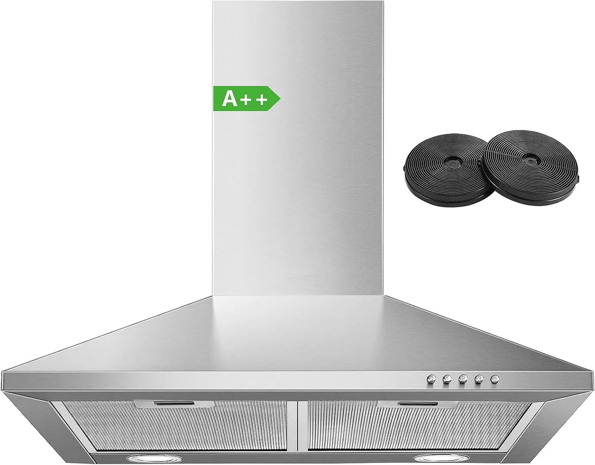 SNDOAS A++ Hotte Aspirante 60cm – 350 m³/h, gris