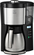 Melitta Cafetière à filtre Look V Therm Timer Noire