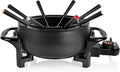 Tristar Set à fondue1,5 L pour 8 personnes appareil à raclette ou fondue – 1000 W, chocolat