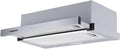 VIESTA Hotte aspirante VDE6065SR - 60 cm - Panneau plat - Incastrable - Extensible - En acier inoxydable – 65 W, 25,7 kWh, argenté