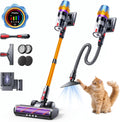 Fieety 85Min/650W/55KPa Aspirateur Balai sans Fil – 1,8 L, 4200 mAh, gris