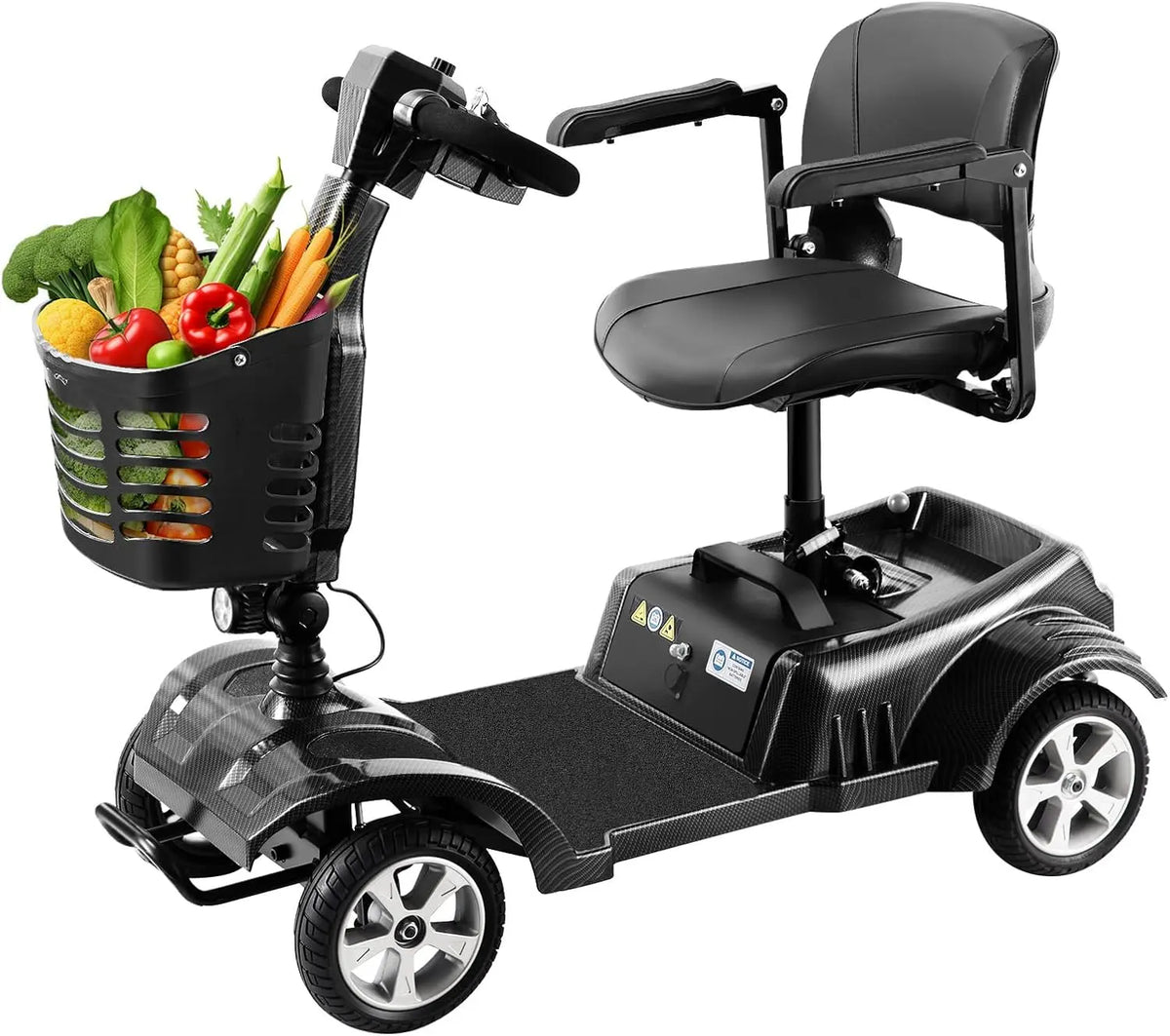 ByteTecpeak Z02 Scooter électrique pliable véhicule électrique – 12 Ah, gris/noir