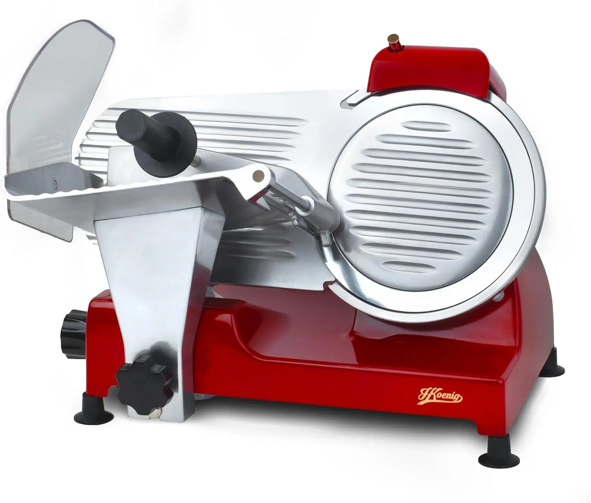 H.Koenig Trancheuse électrique à charcuterie MSX224 – rouge