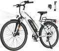 HITWAY Vélo électrique pour Adultes 27,5'/28' – 250 W, 13 Ah, gris/noir