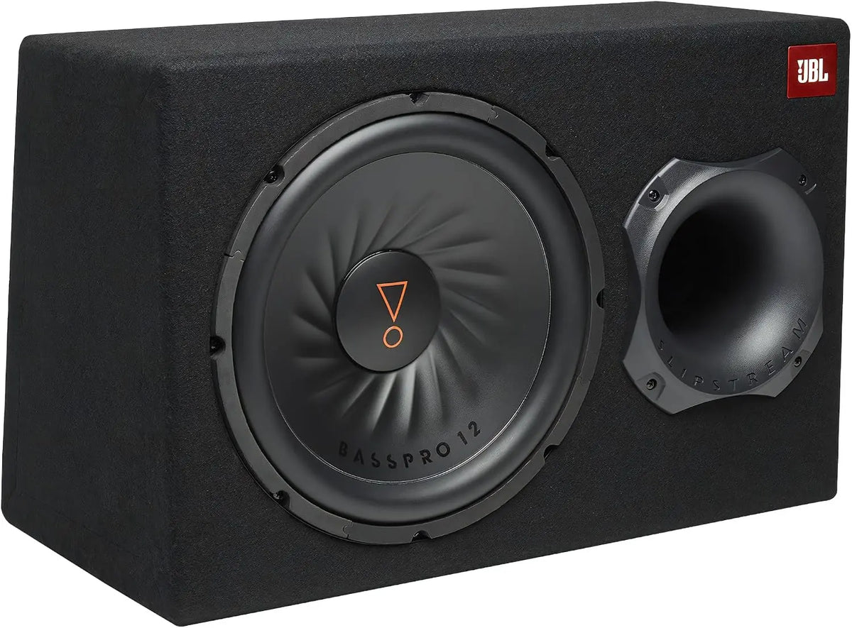 JBL BassPro 12 Active Subwoofer Set - Basses Reflex Woofer JBL Box Large 30 cm – 150 W / 450 W, 30 Hz / 200 Hz, noir