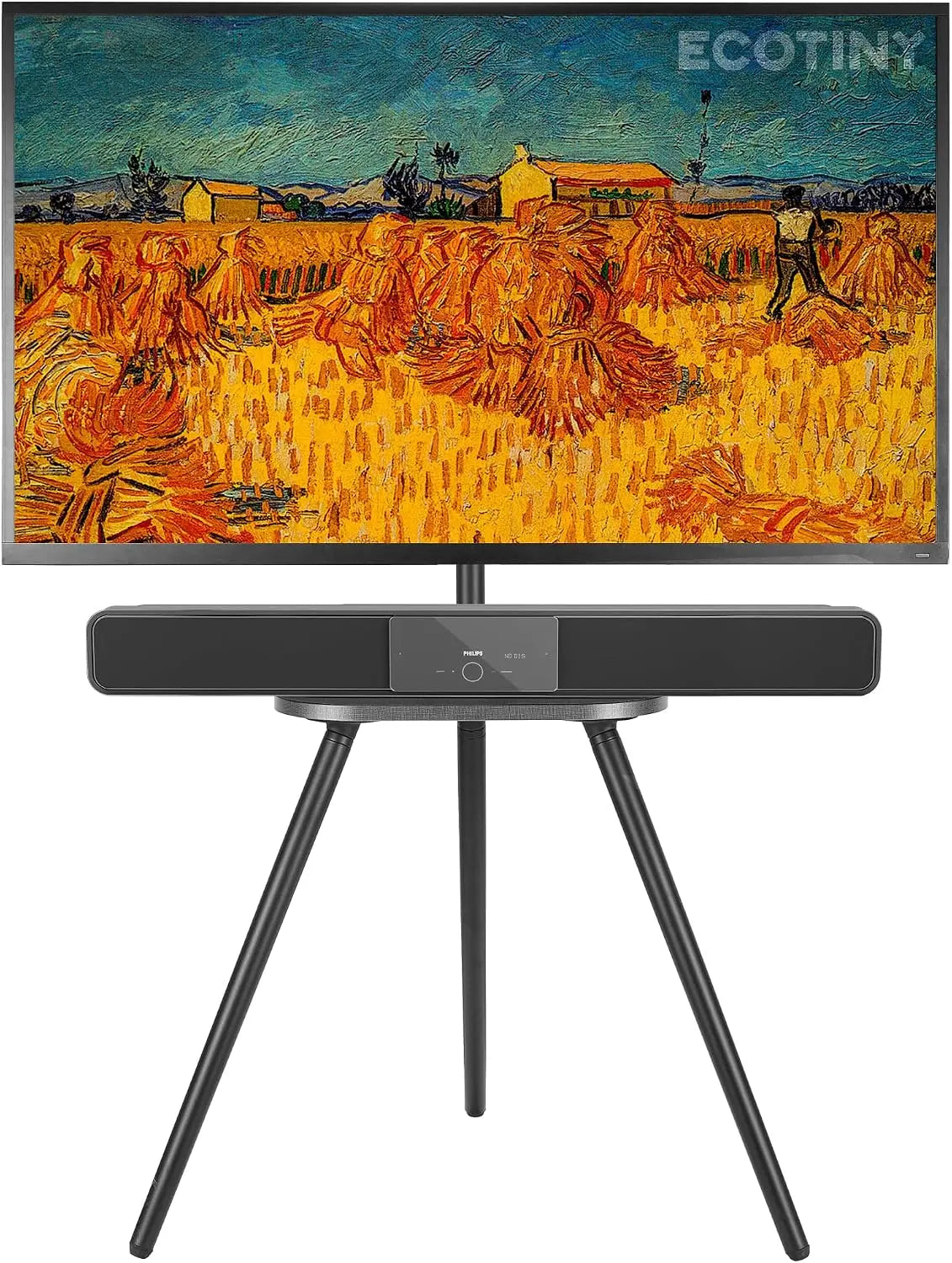Support téléviseur sur Pied 43-65' – 400 x400 mm, noir