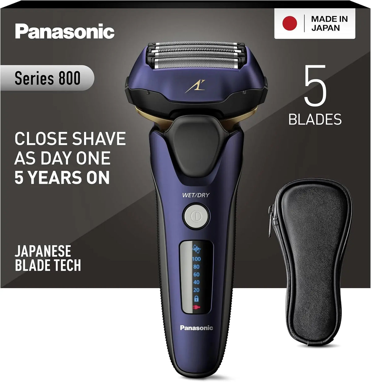 Panasonic Series 800 ES-LV67 Personalcare Rasoir 5 Lames dont 2 de finition externes Wet & Dry 4