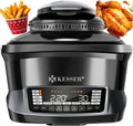 Multicuiseur KESSER avec friteuse à air chaud 8 L et 16 programmes Appareil de cuisine - Griller – gris/noir