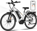 HITWAY Vélo électrique pour Adultes 27,5'/28' – 250 W, 13 Ah, gris/noir