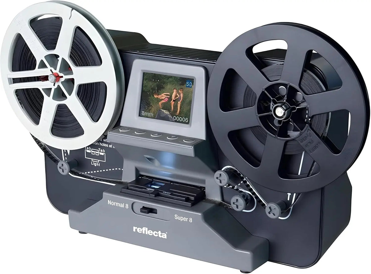 Reflecta Film Scanner Super 8 - Normal 8: CMOS 3,53 MP – gris/noir